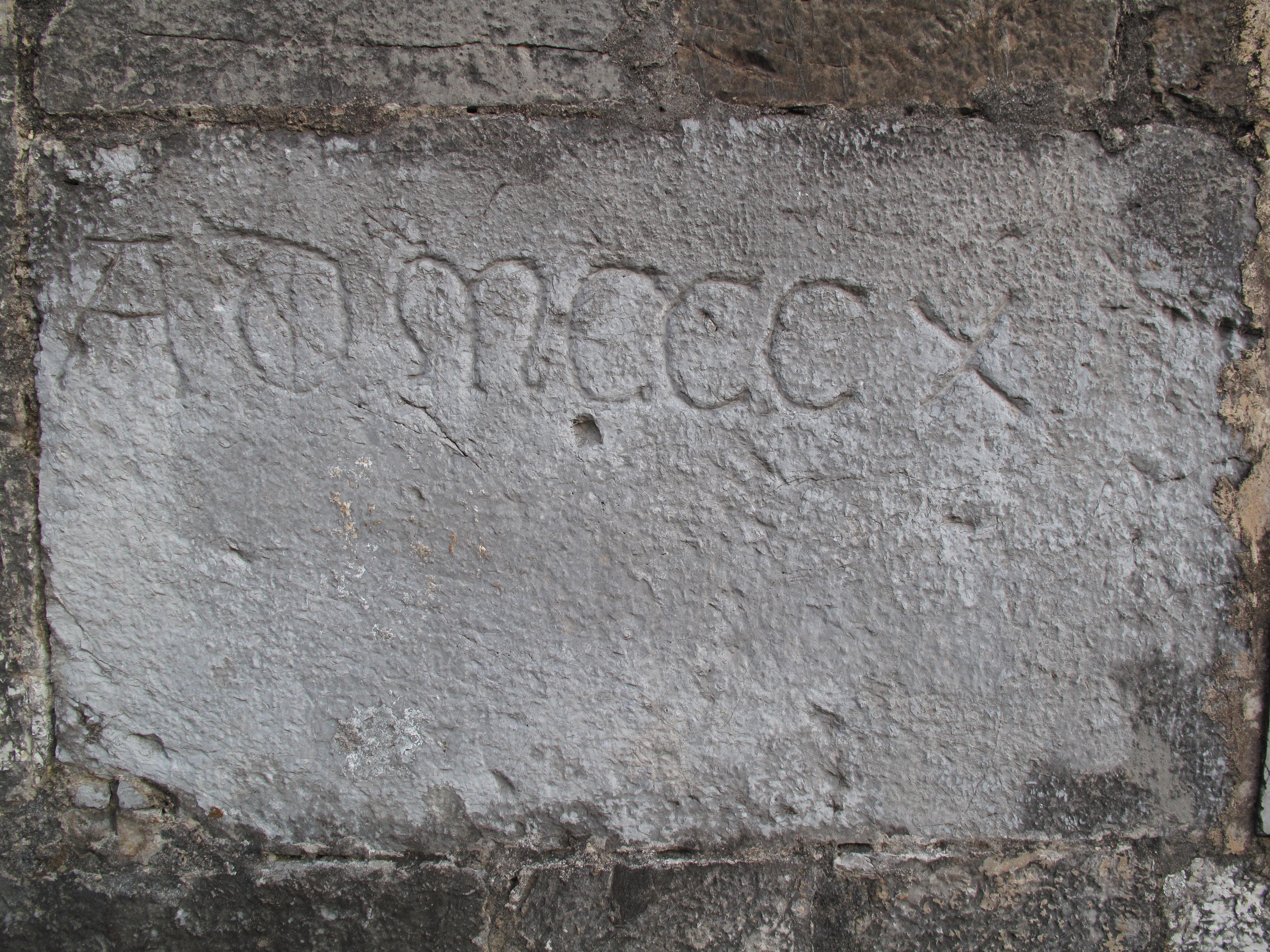 Antica iscrizione Chiesa di Loppeglia
